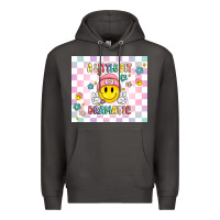Smoke a little bit dramatic retro Premium Hoodie - MaliasSmallBusiness