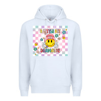 White a little bit dramatic retro Premium Hoodie - MaliasSmallBusiness