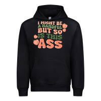 Black i might be a handful but so is this ass Urban Hoodie - MaliasSmallBusiness