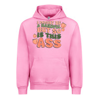 Fuchsia Pink i might be a handful but so is this ass Urban Hoodie - MaliasSmallBusiness