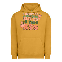 Pigment Peanut Butter i might be a handful but so is this ass Urban Hoodie - MaliasSmallBusiness