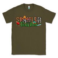 Army Green spanish teacher Classic Tee - Zillion Design Studio