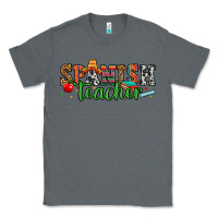 Charcoal Heather spanish teacher Classic Tee - Zillion Design Studio
