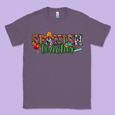 Spanish Teacher Classic Tee Designed By Zillion Design Studio