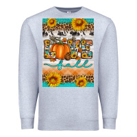 Heather Grey love fall Premium Sweatshirt - Artiststas