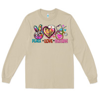 Mushroom peace love nursing Long Sleeve Tee - Zillion Design Studio