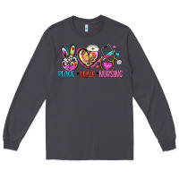 Smoke peace love nursing Long Sleeve Tee - Zillion Design Studio