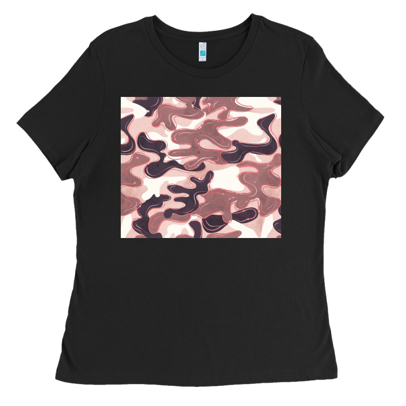 Milky Camouflage Ladies Tee by BarkalooDesign | Teevron