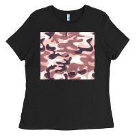 Black milky camouflage Ladies Tee - BarkalooDesign