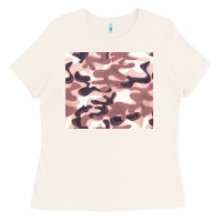 Bone milky camouflage Ladies Tee - BarkalooDesign