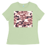 Matcha milky camouflage Ladies Tee - BarkalooDesign