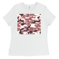 White milky camouflage Ladies Tee - BarkalooDesign