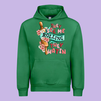 They See Me Rolling They Hatin Urban Hoodie Designed By Maliassmallbusiness