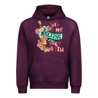 Mauve Wine they see me rolling they hatin Urban Hoodie - MaliasSmallBusiness
