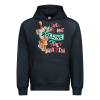 Navy they see me rolling they hatin Urban Hoodie - MaliasSmallBusiness