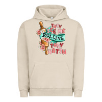 Pigment French Oak they see me rolling they hatin Urban Hoodie - MaliasSmallBusiness