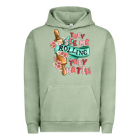 Pigment Oil Green they see me rolling they hatin Urban Hoodie - MaliasSmallBusiness