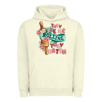 Pigment Pistachio they see me rolling they hatin Urban Hoodie - MaliasSmallBusiness