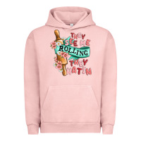 Pigment Salmon they see me rolling they hatin Urban Hoodie - MaliasSmallBusiness