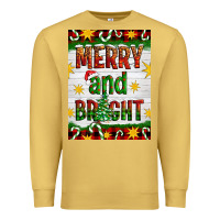 Antique Gold Merry And Bright Premium Sweatshirt - Artiststas