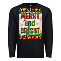 Black Merry And Bright Premium Sweatshirt - Artiststas
