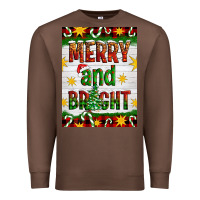 Chestnut Merry And Bright Premium Sweatshirt - Artiststas