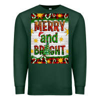 Sports Green Merry And Bright Premium Sweatshirt - Artiststas