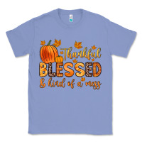 Colony Blue thankful blessed and kind of a mess Classic Tee - Zillion Design Studio