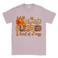 Lilac thankful blessed and kind of a mess Classic Tee - Zillion Design Studio