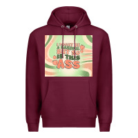 Burgundy i might be a handful but so is this ass Premium Hoodie - MaliasSmallBusiness
