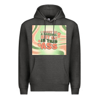 Charcoal Heather i might be a handful but so is this ass Premium Hoodie - MaliasSmallBusiness