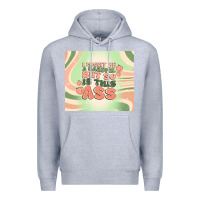 Heather Grey i might be a handful but so is this ass Premium Hoodie - MaliasSmallBusiness