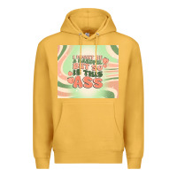 Mustard i might be a handful but so is this ass Premium Hoodie - MaliasSmallBusiness