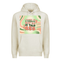 Oatmeal Heather i might be a handful but so is this ass Premium Hoodie - MaliasSmallBusiness