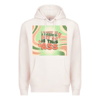 Pale Pink i might be a handful but so is this ass Premium Hoodie - MaliasSmallBusiness
