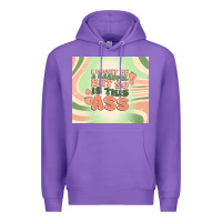 Purple i might be a handful but so is this ass Premium Hoodie - MaliasSmallBusiness