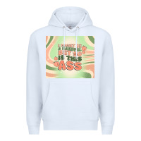 White i might be a handful but so is this ass Premium Hoodie - MaliasSmallBusiness