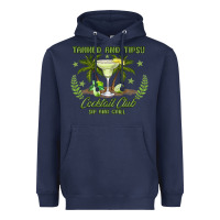 Navy tanned and tipsy cocktail club sip and chill Heavyweight Hoodie - JahusDesignShop