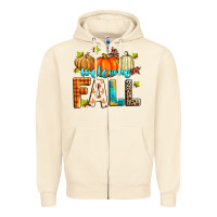 Sandshell welcome fall Zipper Hoodie - Zillion Design Studio