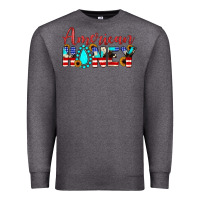 Charcoal Heather american honey Premium Sweatshirt - JahusDesignShop
