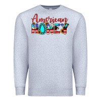 Heather Grey american honey Premium Sweatshirt - JahusDesignShop