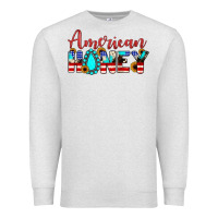 Oatmeal Heather american honey Premium Sweatshirt - JahusDesignShop