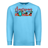 Ocean Blue american honey Premium Sweatshirt - JahusDesignShop