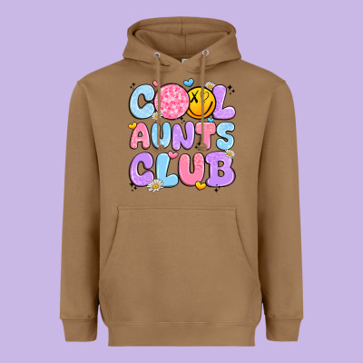Cool Aunts Club Heavyweight Hoodie Designed By Jahusdesignshop
