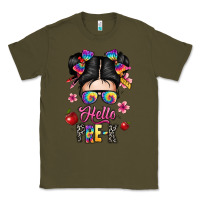 Army Green hello pre k Classic Tee - texasbilliewilder
