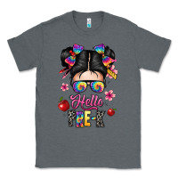 Charcoal Heather hello pre k Classic Tee - texasbilliewilder