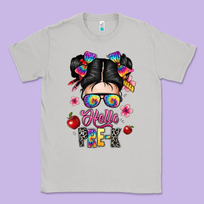 Hello Pre K Classic Tee Designed By Texasbilliewilder