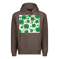 Coffee st patrick clover Premium Hoodie - MaliasSmallBusiness