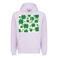 Lilac st patrick clover Premium Hoodie - MaliasSmallBusiness