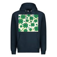 Navy st patrick clover Premium Hoodie - MaliasSmallBusiness